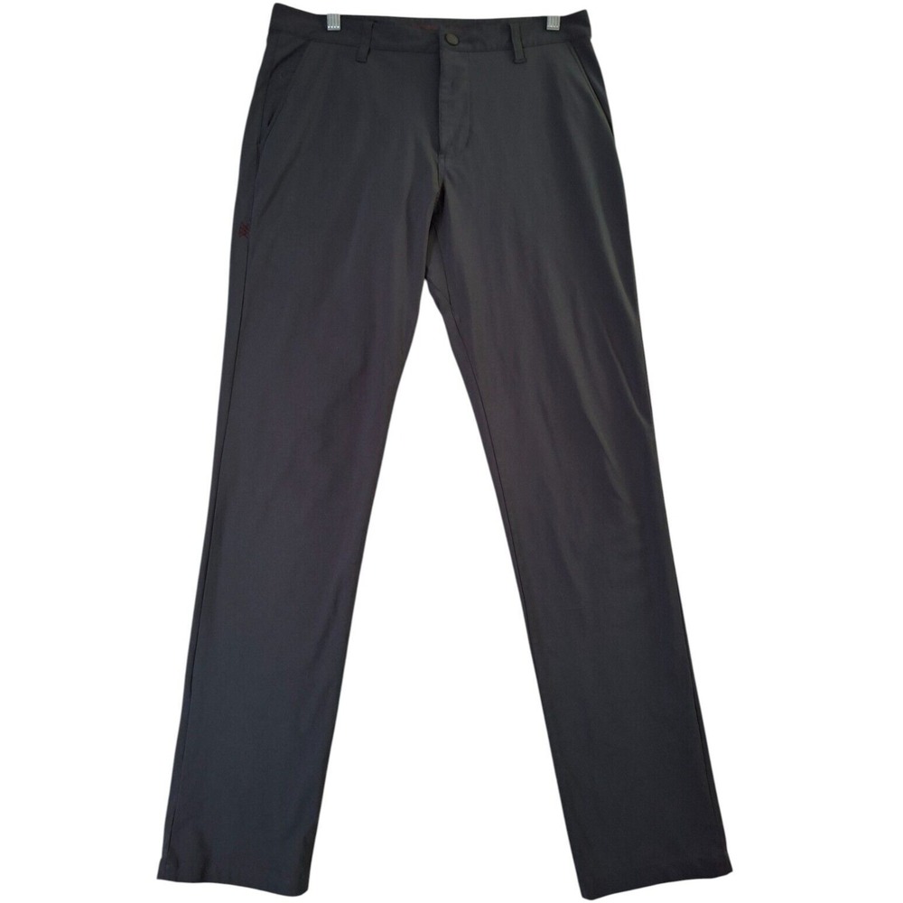 Rhone Commuter Pants Mens 32x32 Straight Gray Chino Athletic Casual Performance